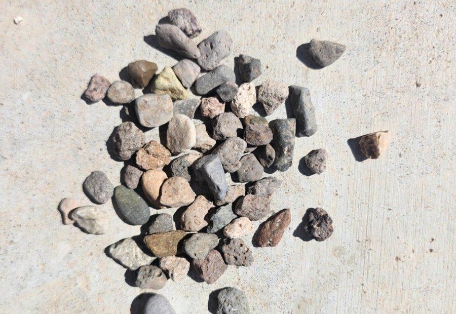 Arroyo river rock delivery in Las Cruces NM