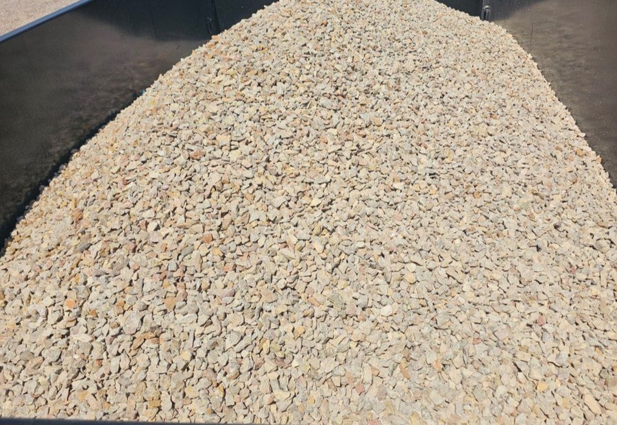 Rainbow tan landscape rock delivery in Las Cruces NM
